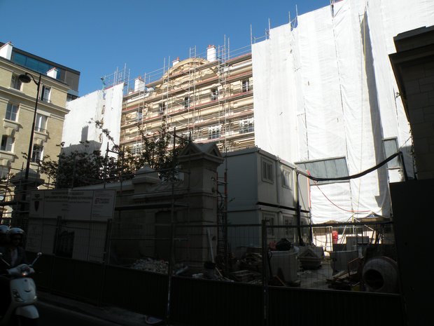  caserne de pompiers, rue Blanche
